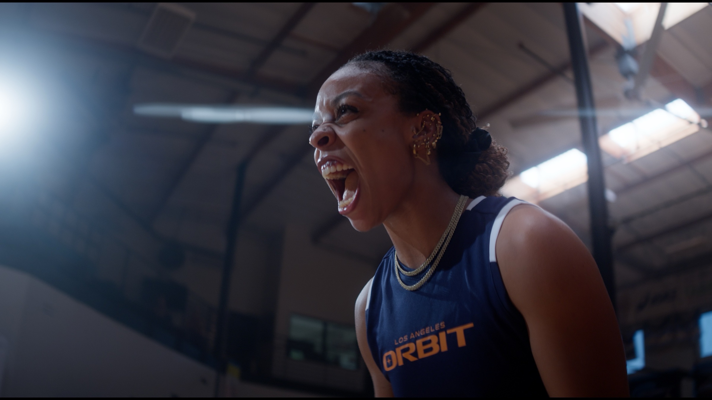 LA Orbit athlete celebrating on court